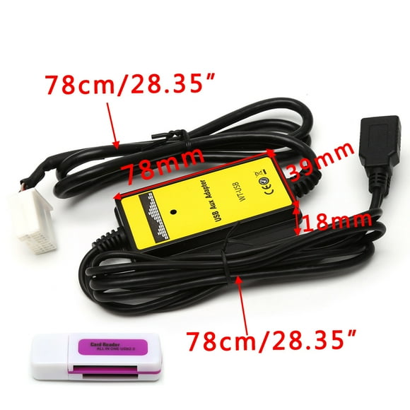 Aux Interface 2005-2011 Odyssey Yomikoo USB Aux in Adapter Car Stereo Digital Cd Changer 3.5mm Aux Interface for Honda 2.4 2003-2011 Accord 2006-2011 Civic 2005-2011 CRV 2002-2011 City Aux Interface 2005-2011 Odyssey Yomikoo USB Aux in Adapter Car Stereo Digital Cd Changer 3.5mm Aux Interface for Honda 2.4 2003-2011 Accord 2006-2011 Civic 2005-2011 CRV 2002-2011 City